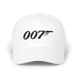 007 Minimal Embroidery Baseball Cap Black Adjustable Cotton Dad Hat Streetwear Spy Style Casual Unisex Cap