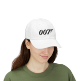 007 Minimal Embroidery Baseball Cap Black Adjustable Cotton Dad Hat Streetwear Spy Style Casual Unisex Cap