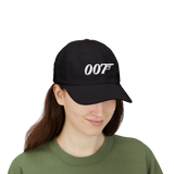 007 Minimal Embroidery Baseball Cap Black Adjustable Cotton Dad Hat Streetwear Spy Style Casual Unisex Cap