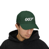 007 Minimal Embroidery Baseball Cap Black Adjustable Cotton Dad Hat Streetwear Spy Style Casual Unisex Cap