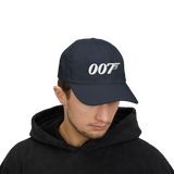 007 Minimal Embroidery Baseball Cap Black Adjustable Cotton Dad Hat Streetwear Spy Style Casual Unisex Cap