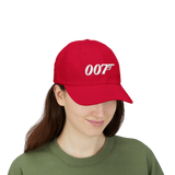 007 Minimal Embroidery Baseball Cap Black Adjustable Cotton Dad Hat Streetwear Spy Style Casual Unisex Cap