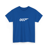 Spy Bond 007 Style T Shirt Black Graphic Tee Secret Agent Inspired Streetwear Minimal Typography Unisex Cotton Tshirt