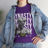 Dynasty Statue Graphic Unisex Heavy Cotton Tee Greek Sculpture Butterfly Streetwear Art Inspired T Shirt