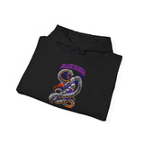 Mamba Unisex Heavy Blend Hooded Sweatshirt Bold Serpent Power Graphic Streetwear Design Symbol of Focus Resilience and Inner Strength Premium Artistic Hoodie by KLASSORO