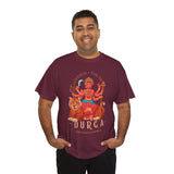 Goddess The Mother Durga T Shirt Divine Shakti Devi Maa Graphic Tee Navratri Durga Puja Festival Wear Hindu Spiritual Devotional Unisex Cotton Casual Streetwear Gift For Devotees