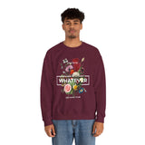 You Can Be Whatever Motivational Crewneck Sweatshirt Comfortable Unisex Pullover Bold Floral Empowerment Design Streetwear Positive Vibes Cozy Everyday Wear Perfect Gift for Dreamers Friends and Free...