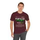 Porsche 911 Green Monster Racing Car Graphic Unisex Heavy Cotton Tee High Performance Speed Machine Streetwear Shirt for Car Enthusiasts