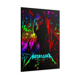 Reaper Of Neon Flames Poster Dark Neon Skull Wall Art Cosmic Energy Illustration Premium Matte Print For Home Studio Office And Urban Spaces