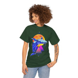 Ballena Cosmic Whale Art Unisex Heavy Cotton Tee Vibrant Geometric Ocean Design Premium Streetwear T Shirt Bold Marine Life Artwork Soft Comfortable Fit Perfect Gift for Nature Lovers and Creative Dreamers