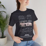 Toyota MK4 Blueprint Tee – Supra MK4 Sports Car MK4 Japanese Performance Coupe Inspired Graphic T Shirt JDM Street Racing Culture Automotive Icon Art Unisex Tee