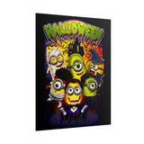 Halloween Cartoon Monsters Matte Vertical Poster Spooky Wall Art for Home Décor Fun Halloween Gift for Horror Lovers and Fall Aesthetic Rooms