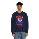 Velvet Dream The Collective Crewneck Sweatshirt Comfortable Unisex Pullover Bold Typography Graphic Artistic Streetwear Fashion Cozy Everyday Wear Perfect Gift for Creatives Dreamers and Trendsetters