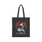 Brave Warrior Roman Gladiator Graphic Cotton Canvas Tote Bag Bold Motivational Streetwear Eco Friendly Reusable Shopping Bag