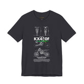 Kawasaki KX450F Motocross Inspired Unisex Heavy Cotton Tee Dirt Bike Racing Graphic Shirt For Riders Fans Streetwear Casual Wear Gift