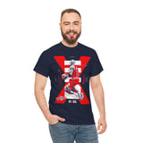 Air Ascent Unisex Heavy Cotton Tee Bold Motivational Streetwear Design Dynamic Red Black Aesthetic Athletic Fashion Statement For Dreamers Hustlers And Visionary Achievers