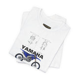 YZ250 Inspired Motocross Blueprint Unisex Heavy Cotton Tee Racing Dirt Bike Graphic Streetwear Gift