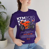 KTM RC 8C Track Inspired Unisex Heavy Cotton Tee Racing Superbike Graphic Streetwear Motorsport Fan T Shirt
