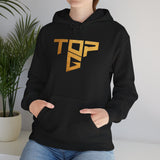 Top G Andrew Tate Graphic Hoodie Black Unisex Streetwear Motivational Hustle Pullover Sweatshirt Gold Typography Design