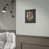 Chaos Clown Crew Poster Premium Wall Art Print For Bold Minds Fearless Creativity Neon Chaos Expression Gothic Street Art Home Decor For Artists And Visionaries