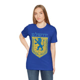 Jerusalem Lion Emblem Unisex Heavy Cotton Tee Historic Cultural Heritage Streetwear Iconic Symbol Classic Travel Souvenir Spiritual Gift Everyday Wear