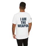 I Am The Weapon Unisex Heavy Cotton Tee Motivational Tactical Mindset Streetwear Bold Warrior Energy Graphic TShirt For Confidence Training Gym Wear Everyday Power Statement
