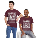 Feel The Shockwave Horizon Force Airplane Graphic Unisex Heavy Cotton Tee Military Aviation Streetwear T Shirt