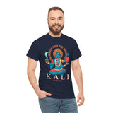 Kali Goddess Unisex Heavy Cotton T Shirt Hindu Spiritual Graphic Tee Maa Kali Mahakali Divine Shakti Protector Destroyer Of Evil Indian Mythology Devotional Streetwear Festival Wear Gift For Navratri...