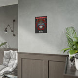 Strategic Warrior Premium Poster Bold Samurai Wall Art Motivation Decor for Office, Studio, or Home