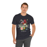 You Can Be Whatever Unisex Jersey Short Sleeve Tee Comfortable Motivational Graphic T-Shirt Bold Floral Empowerment Streetwear Positive Vibes Everyday Wear Perfect Gift for Friends Dreamers and Free...
