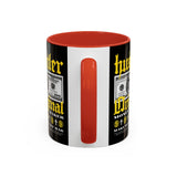 Hustler Original Money Maker Accent Coffee Mug 11oz 15oz Streetwear Bold Dollar Bill Graphic Motivational Entrepreneur Ceramic Cup