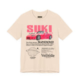 Pink Custom Roadster Blueprint Art Unisex Heavy Cotton Tee Retro Tuner Inspired Streetwear Graphic Shirt for Car Lovers and Daily Casual Wear