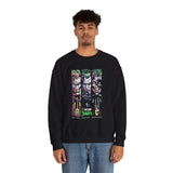 Comic Chaos Halftone Art Unisex Heavy Blend Crewneck Sweatshirt Bold Graphic Streetwear Pullover Premium Vintage Design Warm Cozy Fleece Everyday Wear Perfect Gift for Art Lovers and Urban Culture...