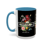 You Can Be Whatever Motivational Coffee Mug Ceramic White Accent Mug Bold Floral Empowerment Design Daily Reminder Positive Energy Drinkware Perfect Gift for Dreamers Friends Office and Home