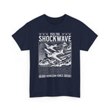 Feel The Shockwave Horizon Force Airplane Graphic Unisex Heavy Cotton Tee Military Aviation Streetwear T Shirt