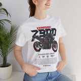 Z900 Streetfighter Blueprint Unisex Heavy Cotton Tee Naked Bike Inspired Performance Motorcycle Graphic Streetwear Gift Red