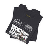 Futuristic Retro Sci Fi Time Travel Car Blueprint Art Unisex Heavy Cotton Tee Premium Streetwear For Vintage Car Lovers Collectors And Enthusiasts