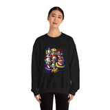 Chaos Clown Crew Sweatshirt Premium Unisex Streetwear Artistic Dark Humor Design Bold Neon Chaos Expression For Fearless Minds And Alpha Creators