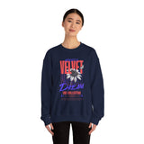 Velvet Dream The Collective Crewneck Sweatshirt Comfortable Unisex Pullover Bold Typography Graphic Artistic Streetwear Fashion Cozy Everyday Wear Perfect Gift for Creatives Dreamers and Trendsetters