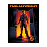 The Silent Stalker Matte Vertical Poster Retro Horror Wall Art Dark Cinematic Halloween Décor Gift for Horror Fans and Fall Aesthetic Homes