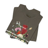 You Can Be Whatever Unisex Jersey Short Sleeve Tee Comfortable Motivational Graphic T-Shirt Bold Floral Empowerment Streetwear Positive Vibes Everyday Wear Perfect Gift for Friends Dreamers and Free Spirits