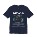 MT03 Inspired Lightweight Street Motorcycle Art Unisex Heavy Cotton Tee Bold Rider Graphic Streetwear Apparel