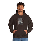 Inspire Strength Ignite Courage Graphic Unisex Hoodie Premium Streetwear Motivational Courage Statue Design