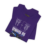Yamaha R6 Inspired Sportbike Graphic Unisex Heavy Cotton Tee Bold Streetwear Moto Art Shirt for Riders Racing Fans and Everyday Casual Wear
