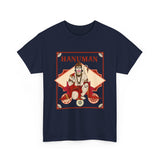 Lord Hanuman Graphic T Shirt Bajrangbali Ram Bhakt Devotional Hindu Spiritual Festival Wear Unisex Cotton Tee Hanuman Jayanti Temple Outfit Indian Cultural Streetwear Gift