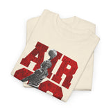 Air Jordan Sky Legend Unisex Heavy Cotton Tee Bold Athletic Streetwear Design Inspirational Basketball Dunk Artwork Motivational Sports Graphic Tee For Dreamers And Hustlers