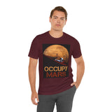 Mars Explorer Astronaut Unisex Heavy Cotton Tee Futuristic Space Adventure Graphic Shirt Inspiring Sci Fi Design Perfect Gift for Dreamers and Space Lovers