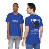 R3 Inspired Sport Motorcycle Art Unisex Heavy Cotton Tee Dynamic Streetwear Graphic for Riders and Moto Enthusiasts