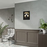 The Silent Mask Glossy Poster Horror Wall Art Dark Cinematic Gothic Design for Halloween Lovers, Haunted Home Décor, and Fear Aesthetic Collectors