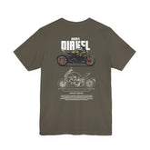 Ducati Inspired Power Cruiser Motorcycle Graphic Unisex Heavy Cotton Tee Premium Streetwear T Shirt for Riders Bikers Enthusiasts and Everyday Wear